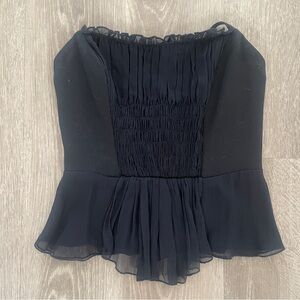 BLACK HALO Bustier Top